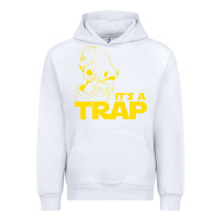 White it's a trap Urban Hoodie - linhVisuals