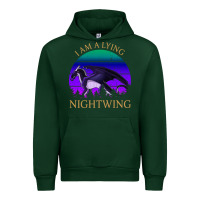 Forest Green wings of fire i am a lying nightwing vintage Urban Hoodie - linhVisuals