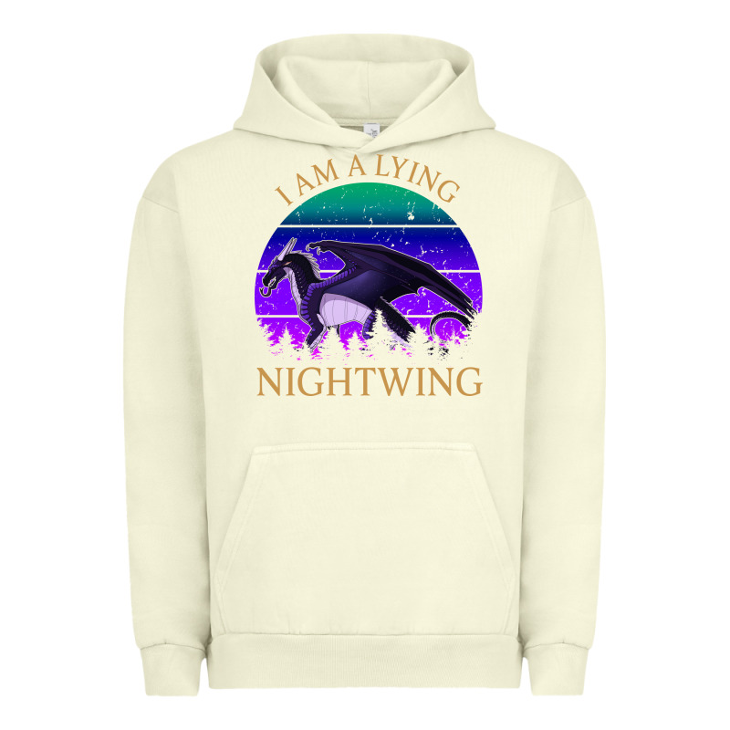Wings Of Fire I Am A Lying Nightwing Vintage Urban Hoodie by linhVisuals | Teevron