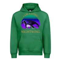 Emerald wings of fire i am a lying nightwing vintage Urban Hoodie - linhVisuals