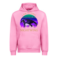 Fuchsia Pink wings of fire i am a lying nightwing vintage Urban Hoodie - linhVisuals