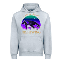 Heather Grey wings of fire i am a lying nightwing vintage Urban Hoodie - linhVisuals