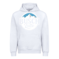 White premium busch Urban Hoodie - linhVisuals
