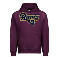 Mauve Wine rams Urban Hoodie - linhVisuals