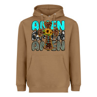 Toasted Coconut amen Heavyweight Hoodie - JahusDesignShop