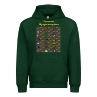 Forest Green runescape game Urban Hoodie - linhVisuals