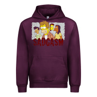 Mauve Wine sadgasm Urban Hoodie - linhVisuals