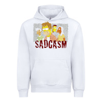 White sadgasm Urban Hoodie - linhVisuals