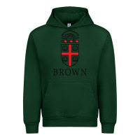 Forest Green brown university Urban Hoodie - linhVisuals