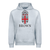 Heather Grey brown university Urban Hoodie - linhVisuals