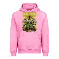 Fuchsia Pink billy strings poster Urban Hoodie - linhVisuals