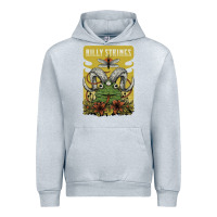Heather Grey billy strings poster Urban Hoodie - linhVisuals