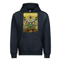 Navy billy strings poster Urban Hoodie - linhVisuals