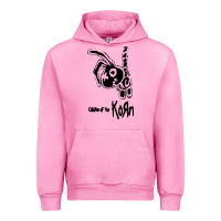 Fuchsia Pink k o r n classic Urban Hoodie - linhVisuals