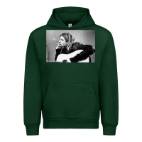 Forest Green kurt smoking Urban Hoodie - linhVisuals