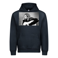 Navy kurt smoking Urban Hoodie - linhVisuals