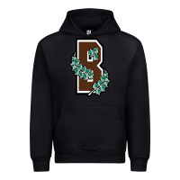 Black brown university Urban Hoodie - linhVisuals