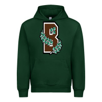 Forest Green brown university Urban Hoodie - linhVisuals