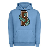 Pigment Pebble Blue brown university Urban Hoodie - linhVisuals