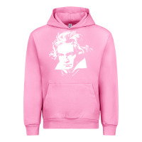 Fuchsia Pink beethoven Urban Hoodie - linhVisuals
