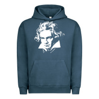 Pigment Midnight Navy beethoven Urban Hoodie - linhVisuals