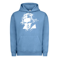 Pigment Pebble Blue beethoven Urban Hoodie - linhVisuals