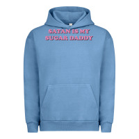 Pigment Pebble Blue satan is my sugar daddy Urban Hoodie - linhVisuals