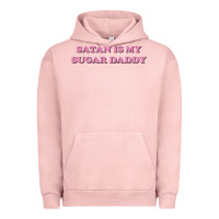 Pigment Salmon satan is my sugar daddy Urban Hoodie - linhVisuals