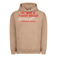 Pigment Burro my train of thought derailed Urban Hoodie - linhVisuals
