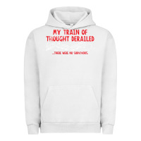 Pigment Lunar Rock my train of thought derailed Urban Hoodie - linhVisuals