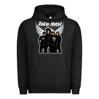 Pigment Black Tökiö Hötél Pesonnel Urban Hoodie - linhVisuals
