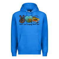 True Royal Peace Love Leaping Brook Trout Premium Hoodie - LillyAllenDesigns