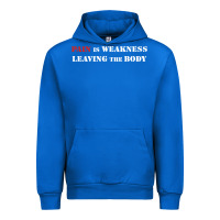 Cobalt pain is weakness leaving the body Urban Hoodie - linhVisuals