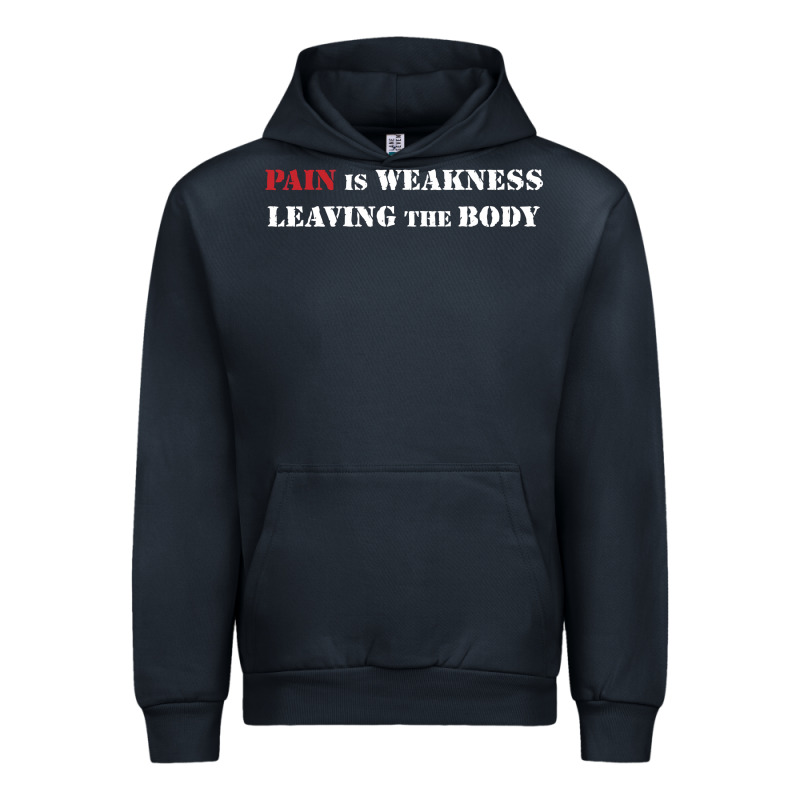Pain Is Weakness Leaving The Body Urban Hoodie by linhVisuals | Teevron
