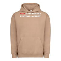 Pigment Burro pain is weakness leaving the body Urban Hoodie - linhVisuals