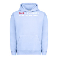 Pigment Grape Ice pain is weakness leaving the body Urban Hoodie - linhVisuals