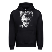Black black metal pinhead Urban Hoodie - linhVisuals