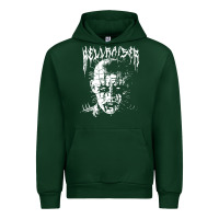 Forest Green black metal pinhead Urban Hoodie - linhVisuals