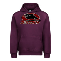 Mauve Wine salukis Urban Hoodie - linhVisuals
