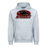 Heather Grey salukis Urban Hoodie - linhVisuals
