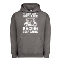 Pigment Tornado i don't golf but i like racing golf carts Urban Hoodie - linhVisuals