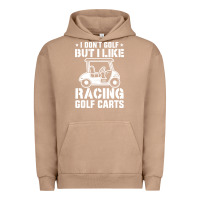 Pigment Burro i don't golf but i like racing golf carts Urban Hoodie - linhVisuals