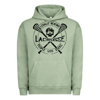 Pigment Oil Green lacrosse legally beating people with sticks Urban Hoodie - linhVisuals