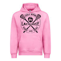 Fuchsia Pink lacrosse legally beating people with sticks Urban Hoodie - linhVisuals