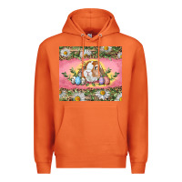 Carrot Easter bunny and eggs Premium Hoodie - RanaPortraitStore