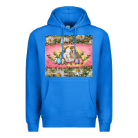 True Royal Easter bunny and eggs Premium Hoodie - RanaPortraitStore