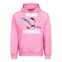 Fuchsia Pink Road Runner Urban Hoodie - linhVisuals