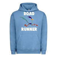 Pigment Pebble Blue Road Runner Urban Hoodie - linhVisuals