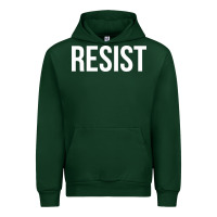 Forest Green resist Urban Hoodie - linhVisuals