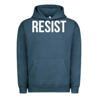 Pigment Midnight Navy resist Urban Hoodie - linhVisuals